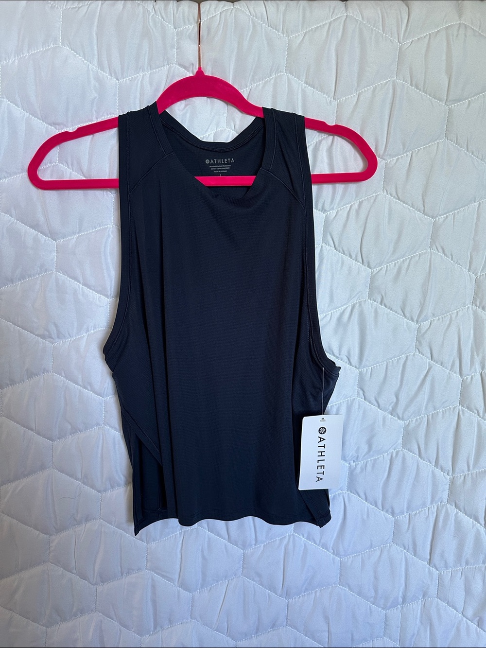 Athleta Women's Sleeveless Performance Tank in Navy